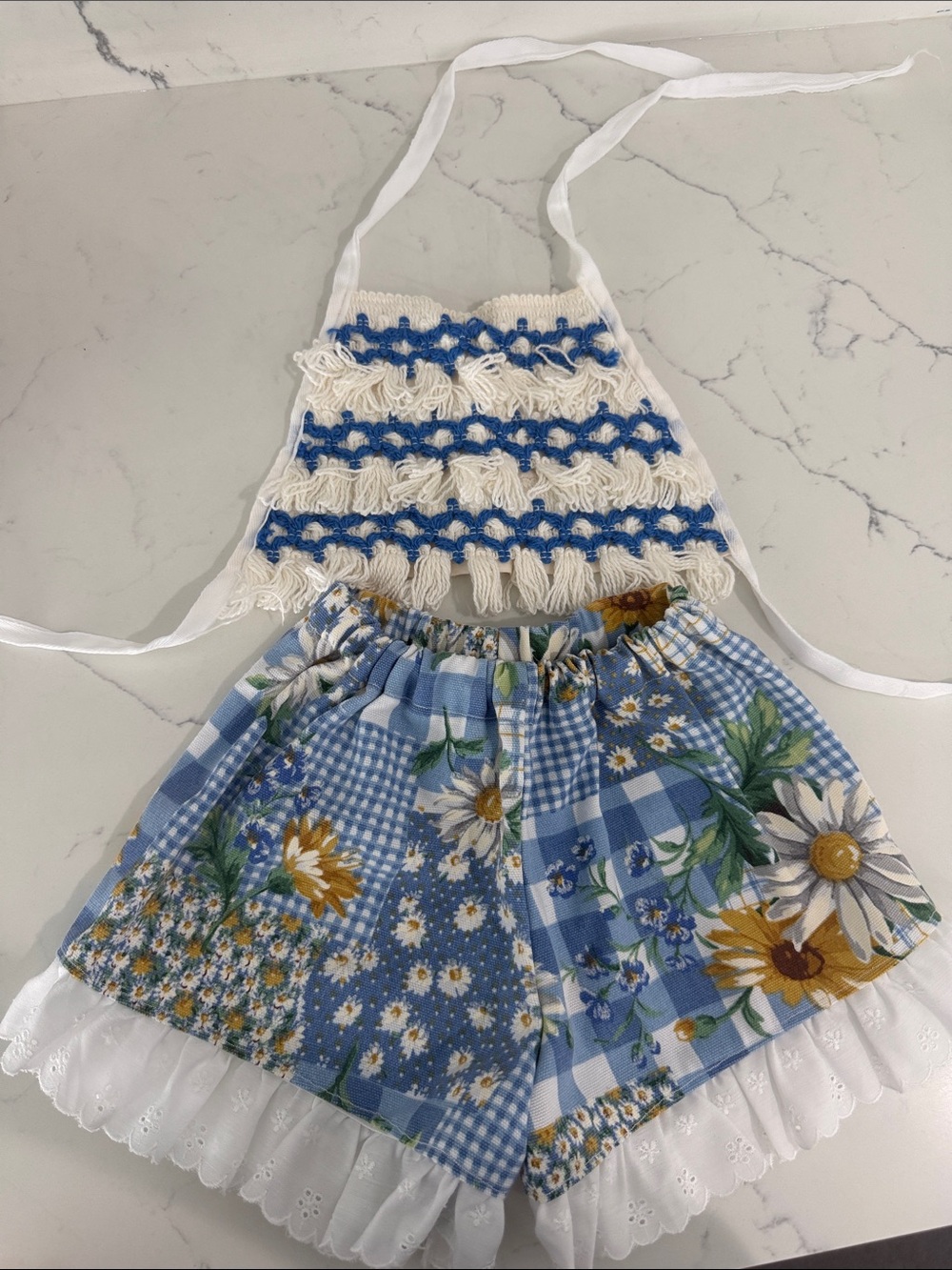 Blue and White Kids Outfit